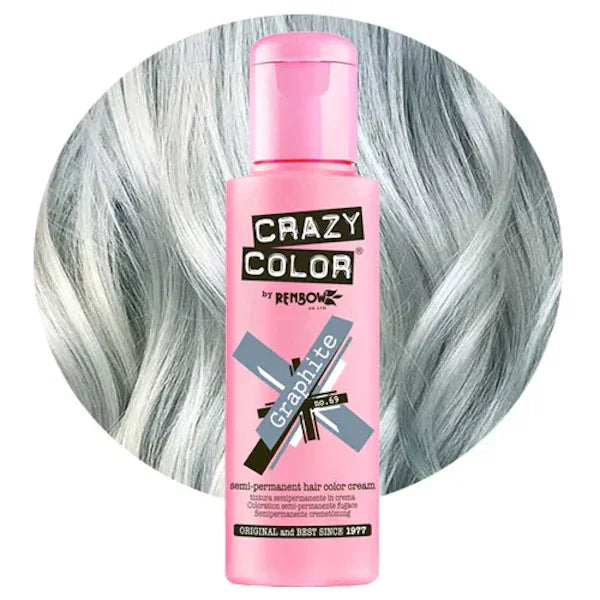 צבע שיער Crazy Color 100 מ״ל בגוון Graphite