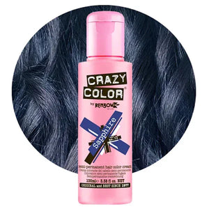 צבע שיער Crazy Color 100 מ״ל בגוון Sapphire