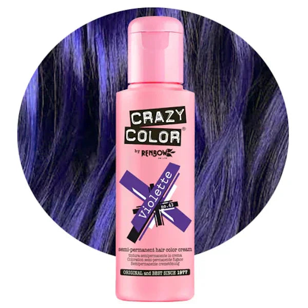 צבע שיער Crazy Color 100 מ״ל בגוון Violette