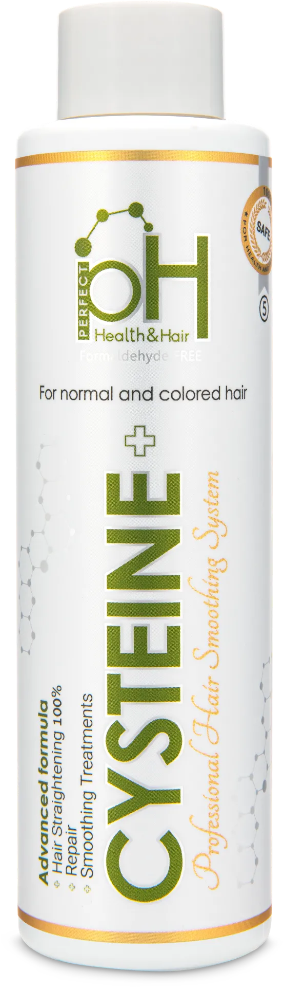 החלקת מיקרו פרוטאין לשיער טבעי וצבוע טון 1-7 150 מ"ל - pH Cysteine +