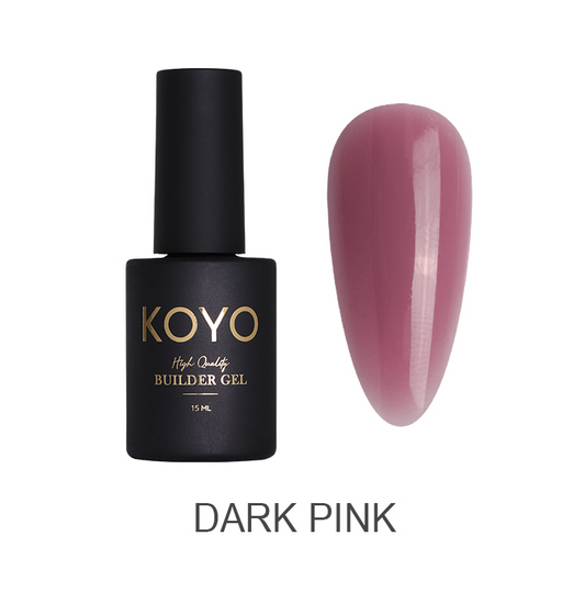 Koyo Builder Gel 15ml Dark Pink