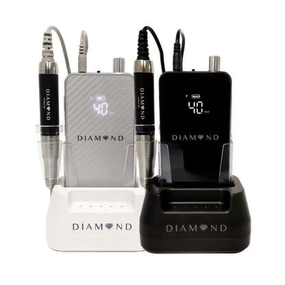 מכונת שיוף אלחוטית נטענת וחזקה לבניית ציפורניים ומניקור - DIAMOND