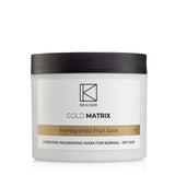 מסכת זהב Gold Matrix לעור רגיל עד יבש 250 מ״ל | Dr Kadir – אריזת המוצר