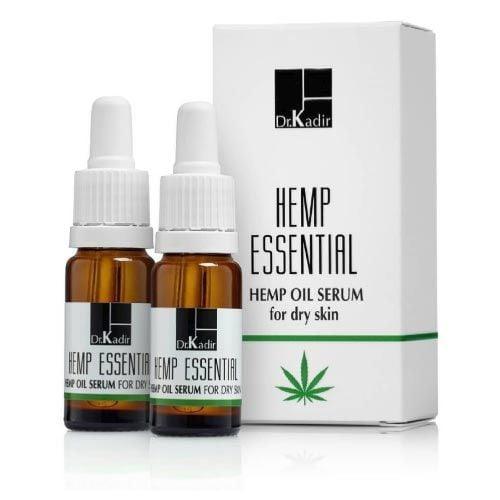 Dr Kadir Hemp Oil Serum for Dry Skin 2x10 ml | Hemp Essential 20ml/0.67FL.OZ. - Yofeely Cosmetics