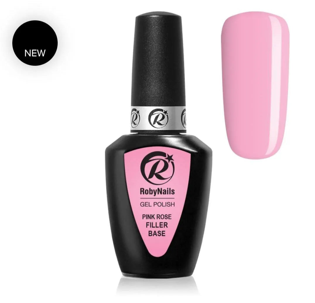 Резиновая основа для ногтей Robin Nails, розовая, гипоаллергенная, 8 мл