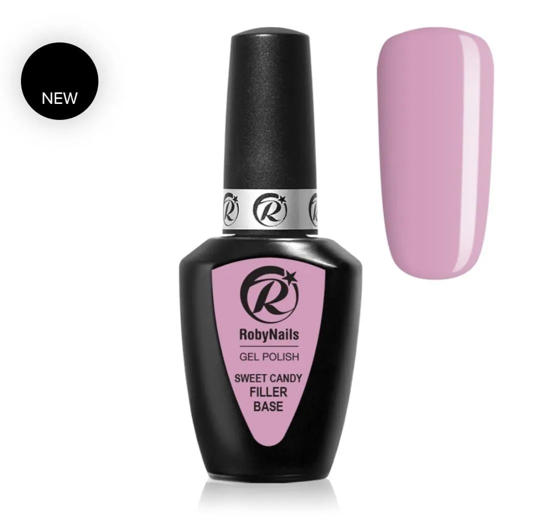 Резиновая база для ногтей Robin Nails, овальная, гипоаллергенная, 8 мл