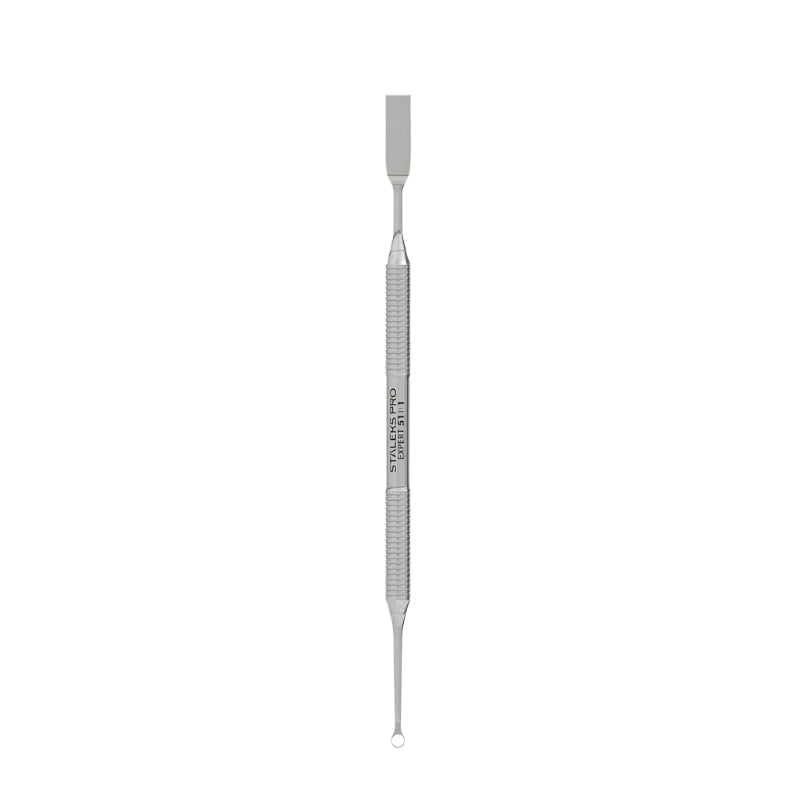 Staleks Manicure pusher EXPERT 51 TYPE 1 (straight flat and loop pusher)