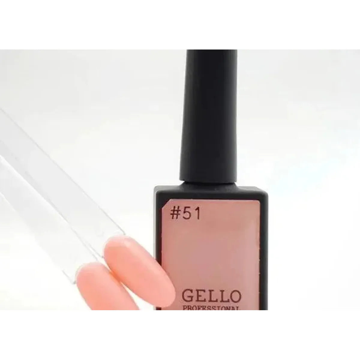 ג'לו לק ג'ל אפרסק בהיר זוהר – גוון 51 | Gello – תמונת המוצר