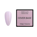 קאבר בייס PINK TOUCH לבנייה וחיזוק ציפורניים – 30 מ״ל | Gello