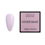 קאבר בייס PINK TOUCH לבנייה וחיזוק ציפורניים – 30 מ״ל | Gello