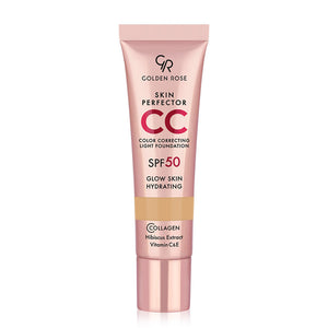 מייקאפ קליל Skin Perfector CC SPF 50 של Golden Rose - גוון 102 נייטרלי