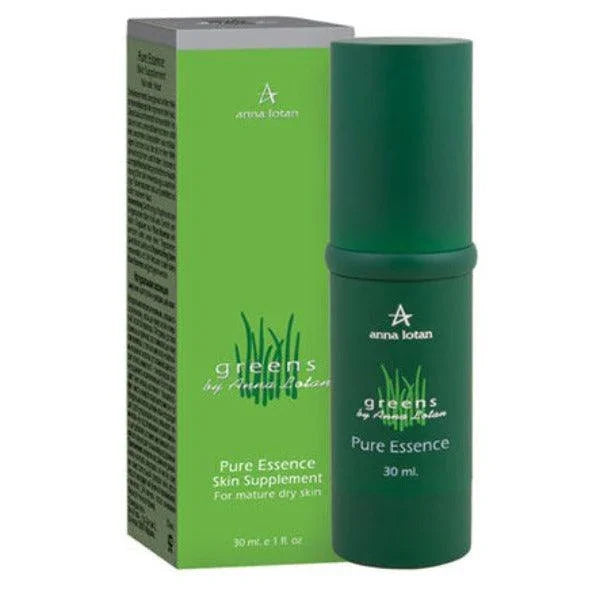 תמצית מרוכזת לנבטי דגן Greens Pure Essence ‏30 מ״ל | Anna Lotan – תמונת אריזת המוצר