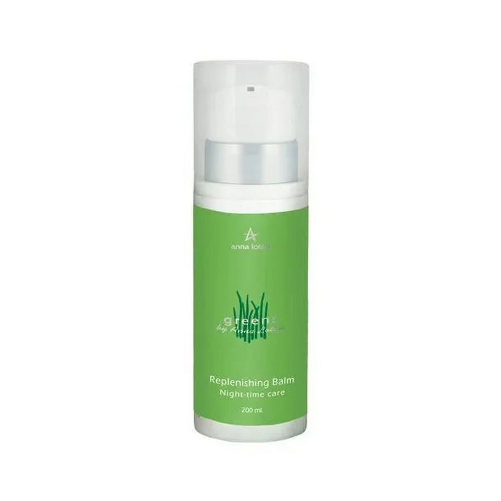 קרם לילה מזין Greens Replenishing Balm ‏200 מ״ל | Anna Lotan – תמונת אריזת המוצר