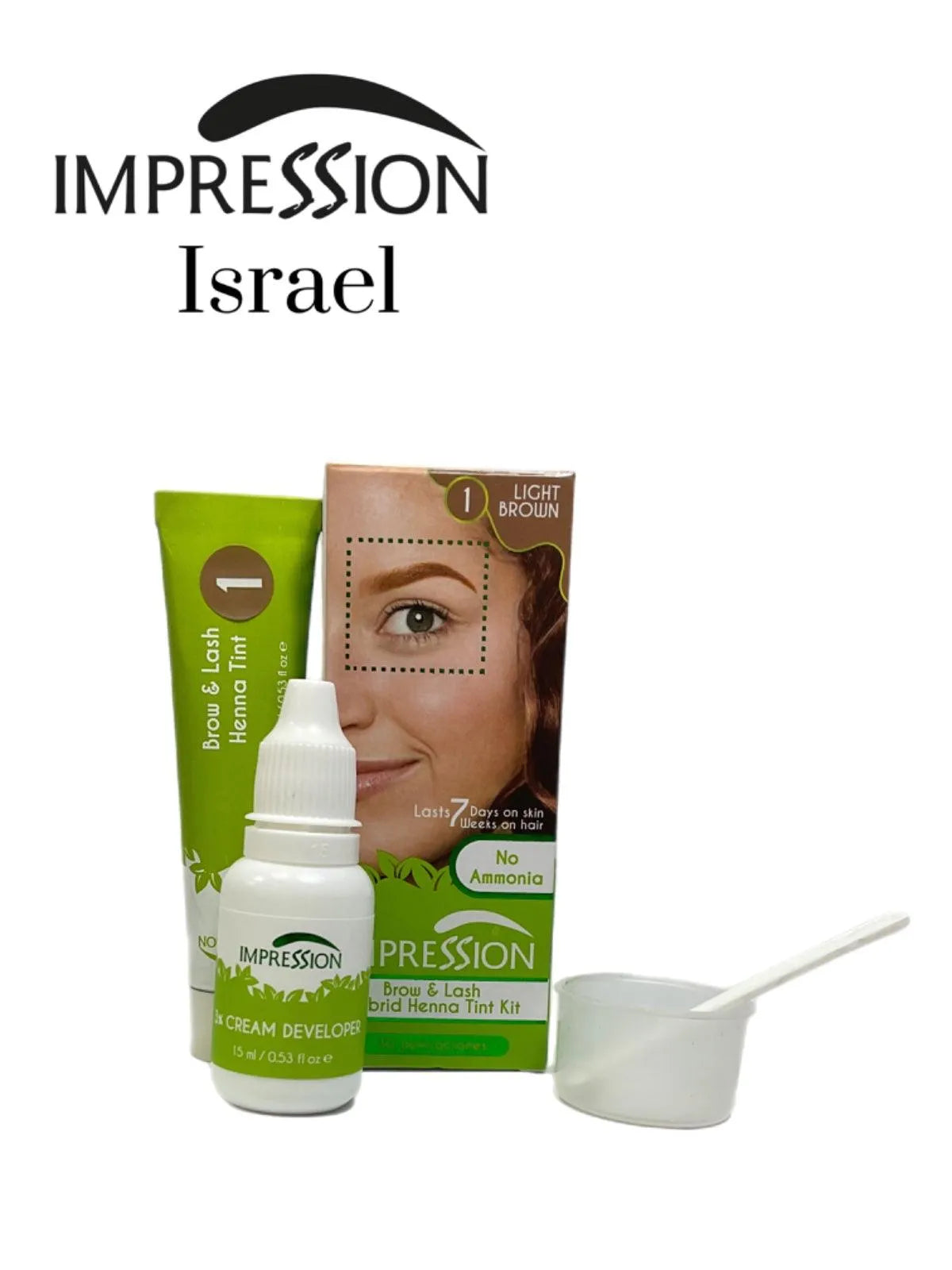 צבע חינה לגבות ללא אמוניה