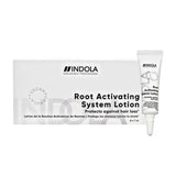Indola stimulating lotion to strengthen the roots and hair fiber