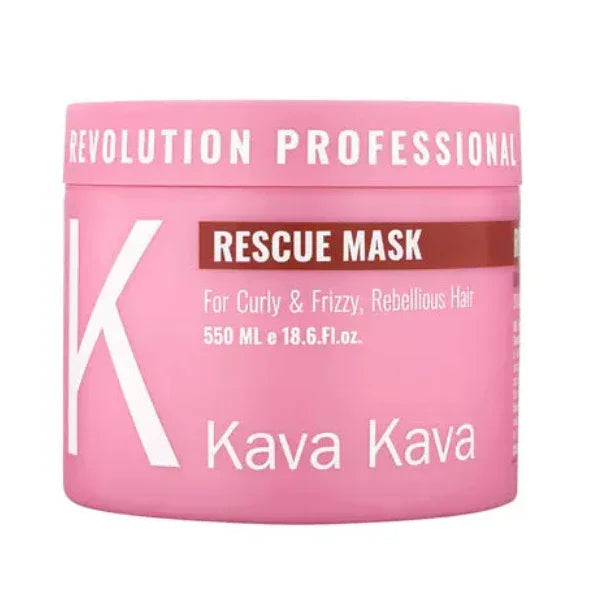 מסכת Rescue אינטנסיבית לשיער מתולתל 550 מ״ל | Kava Kava