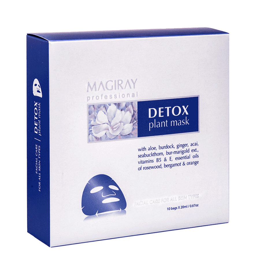 Magiray Detox Plant Mask | Professional 10 Bags 20ml/0.67FL.OZ. - Yofeely Cosmetics