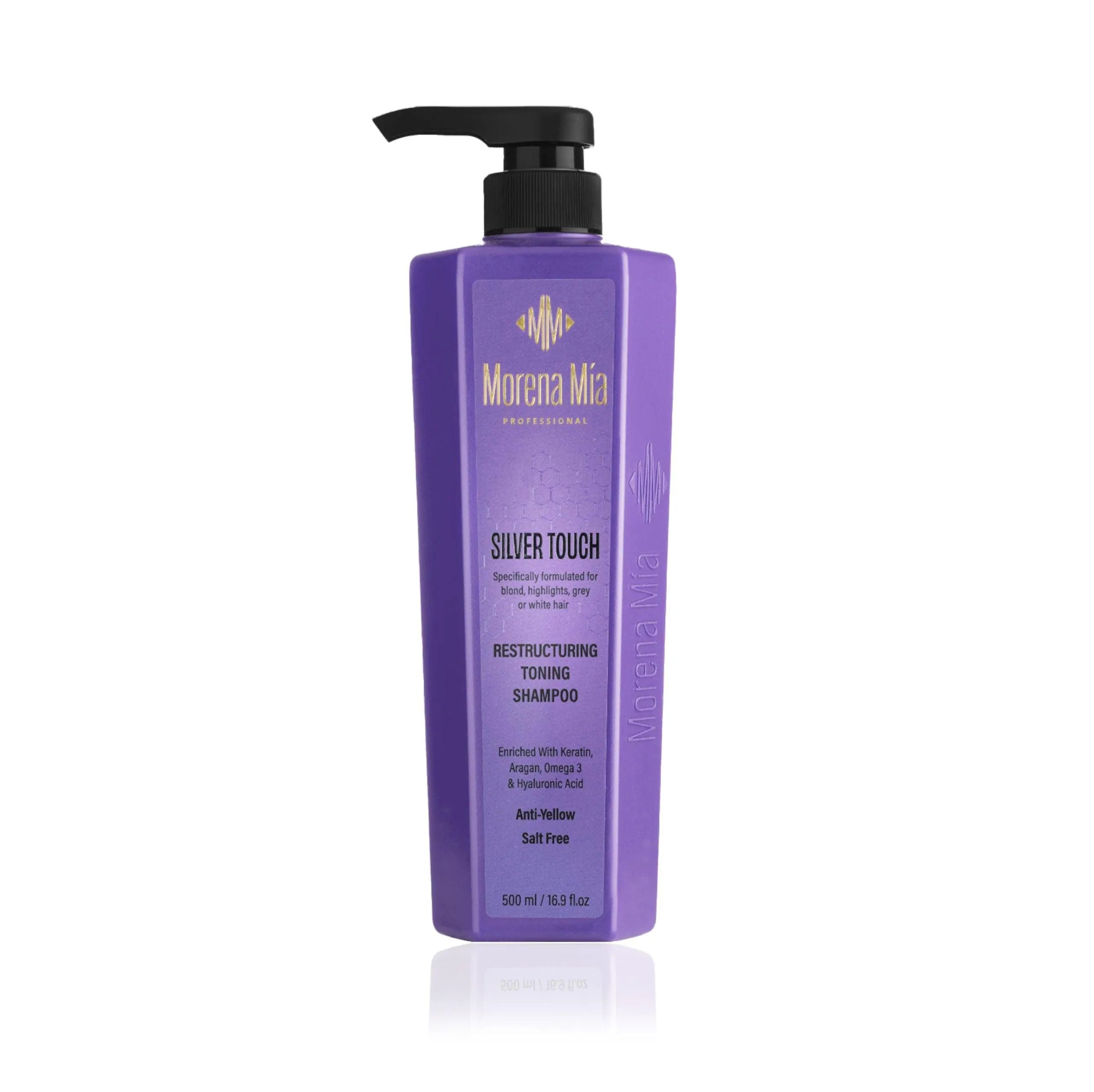 שמפו סילבר טאצ'- Silver Touch Shampoo - Morena Mia 500 מ"ל