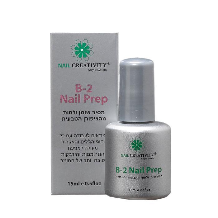 מנטרל שומן Nail Prep לציפורניים 15 מ״ל מבית Nail Creativity
