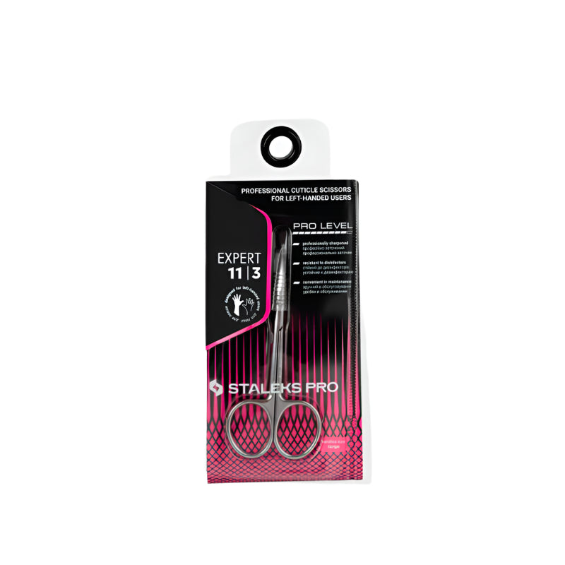 Staleks Professional cuticle scissors for left-handed users EXPERT 11 TYPE 3