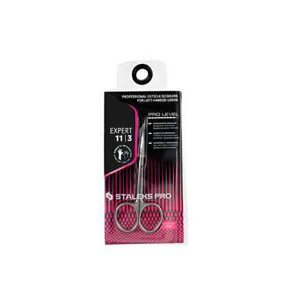 Staleks Professional cuticle scissors for left-handed users EXPERT 11 TYPE 3