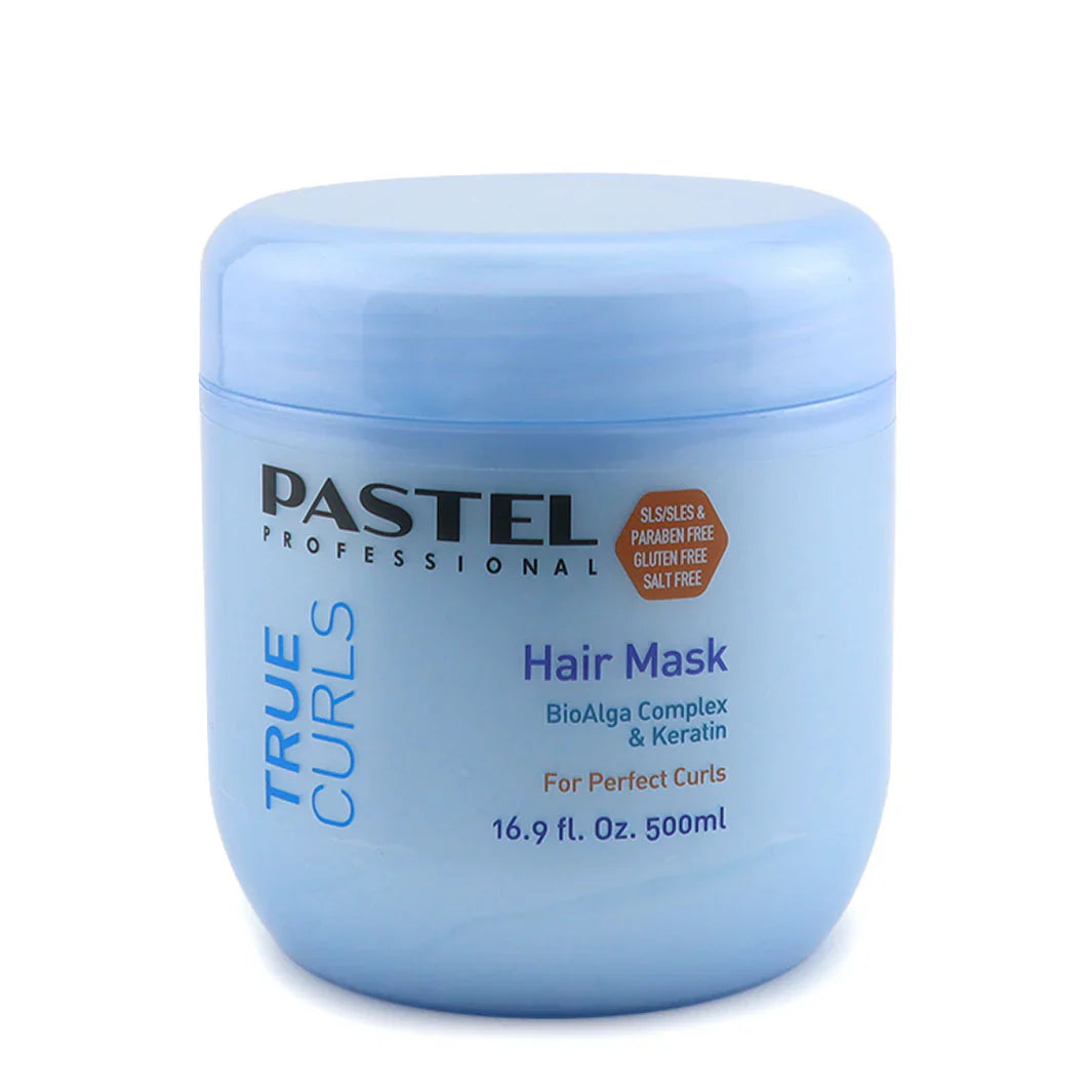 Пастельная кератиновая маска для кудрявых волос, 500 мл