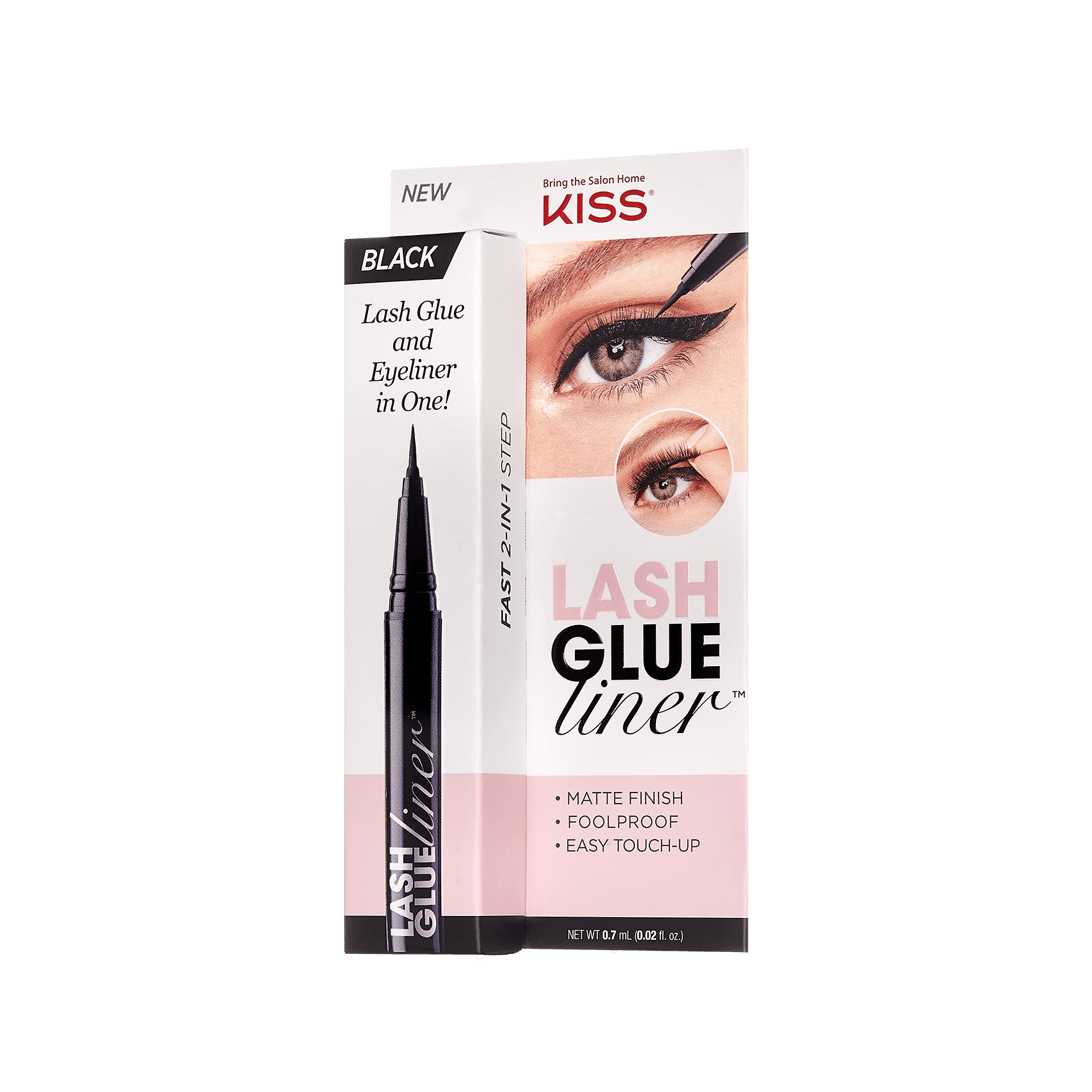 Клей для накладных ресниц Kiss Eyeliner Glue, черный