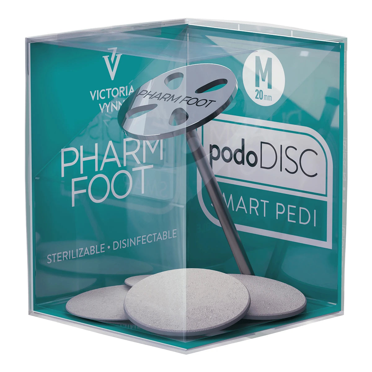 Pharm Foot PODO DISC | דיסק מתכת לפדיקור מקצועי ופודיאטריה - מידה M