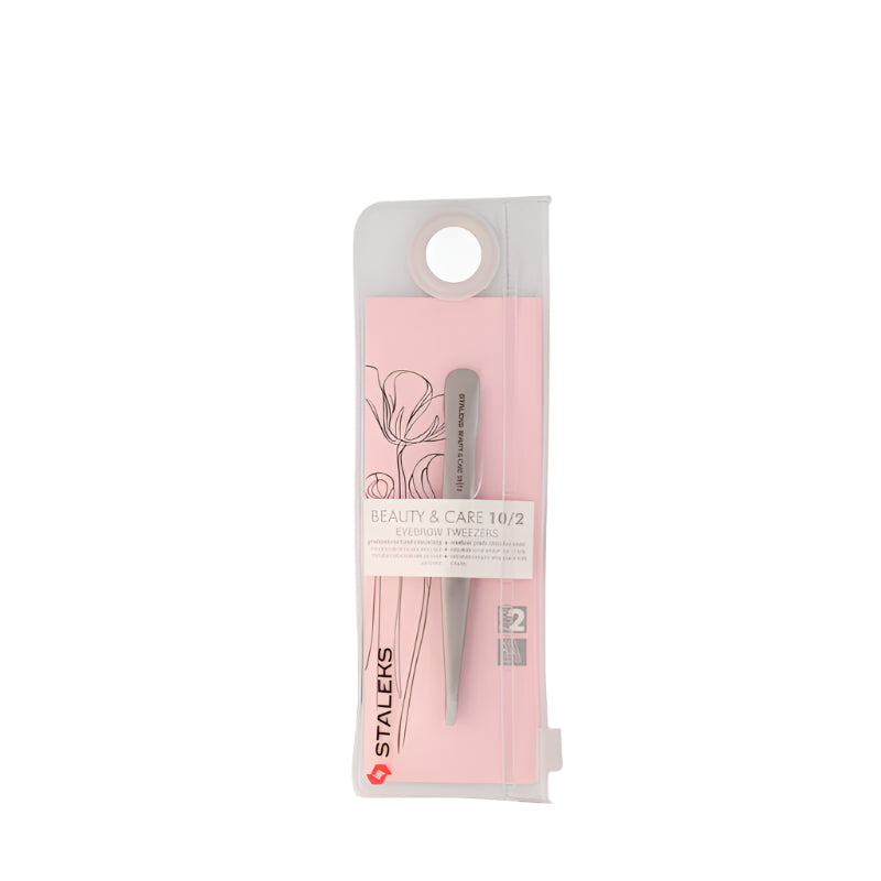 Staleks Eyebrow tweezers BEAUTY & CARE 10 TYPE 2 (narrow straight)