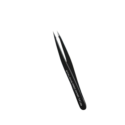 Staleks Eyebrow tweezers black EXPERT 11 TYPE 5b (point)