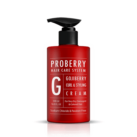 Proberry Gojiberry Curl & Styling Hair Cream 500ml/16.9FL.OZ - Yofeely Cosmetics