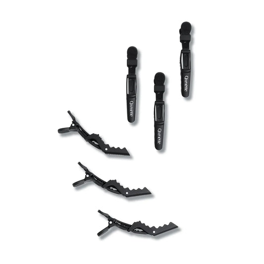 קליפס אליגטור פלסטיק 6 יחידות - QARNETTE