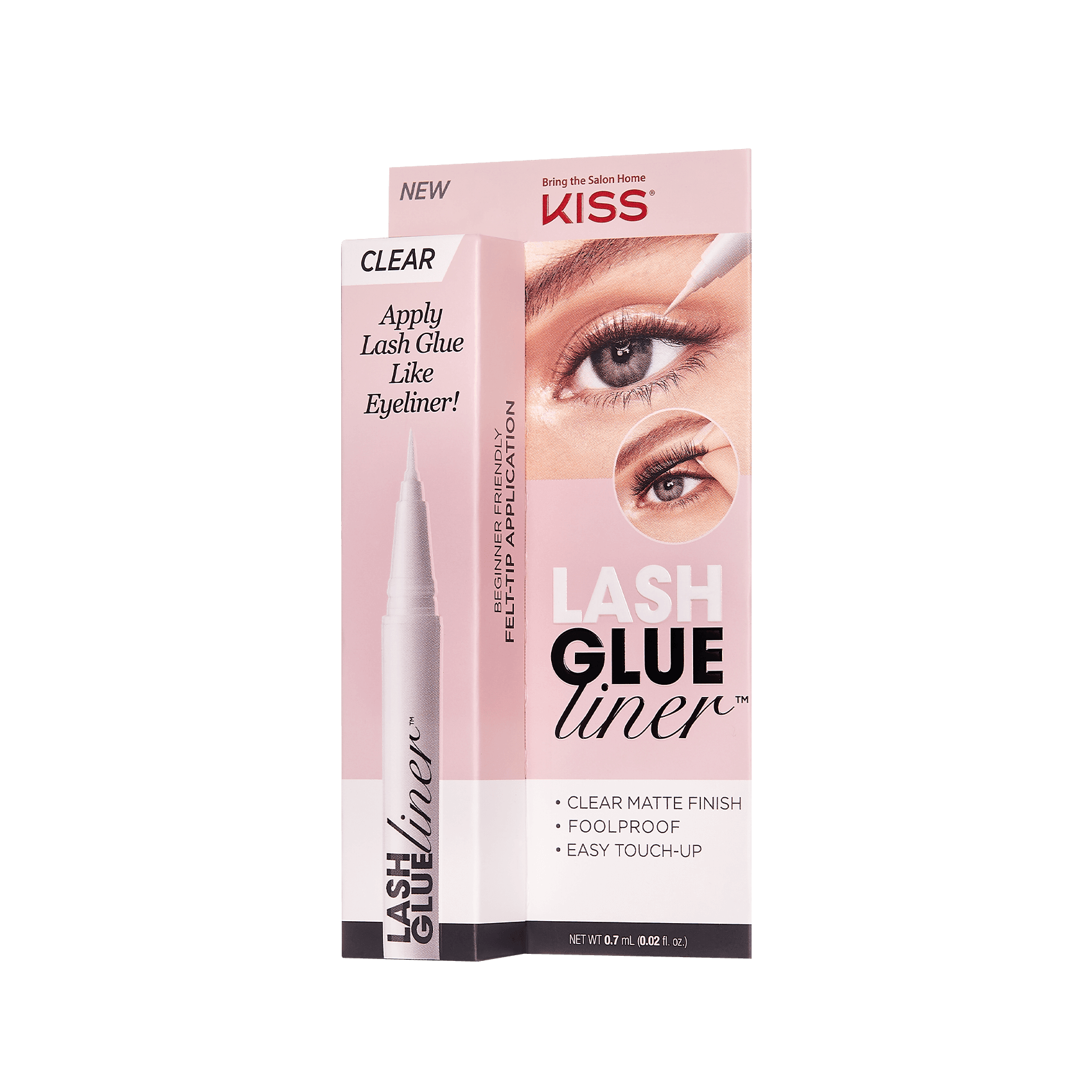 Kiss Eyeliner Glue for False Eyelashes Transparent