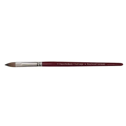ROSEWOOD- Kolinsky Brush No. 8 OVAL LARGE
