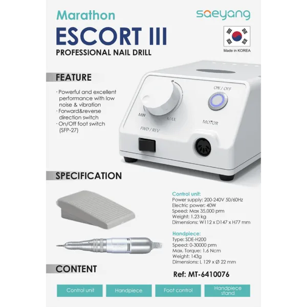 SAEYANG new generation sanding machine with advanced technology Marathon ESCORT III