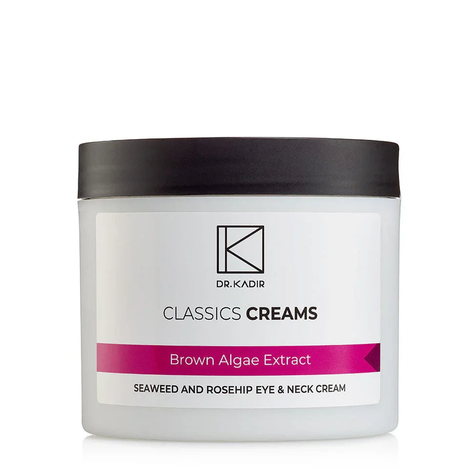 קרם עיניים וצוואר עם אצות ים ורוז היפ 250 מ״ל | Dr Kadir – תמונת אריזת המוצר