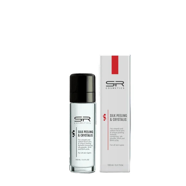 פילינג משי וקריסטל לפנים 100 מ״ל | SR Cosmetics – תמונת אריזת המוצר