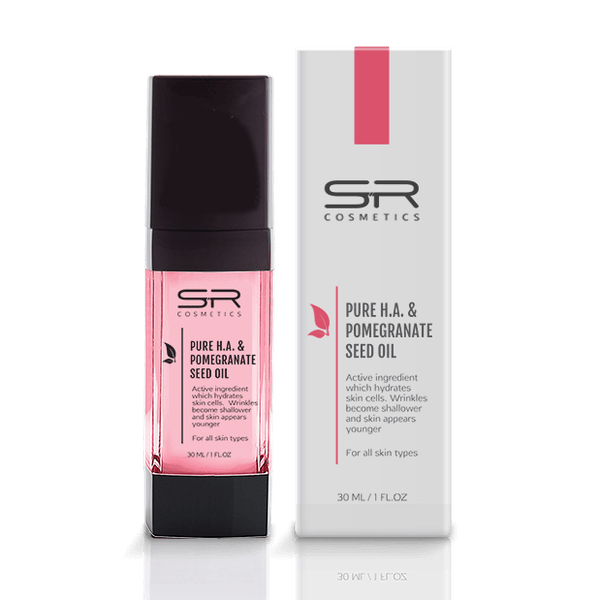 SR Cosmetics Pure H.A. & Pomegranate Seed Oil 30ml/1FL.OZ. - Yofeely Cosmetics