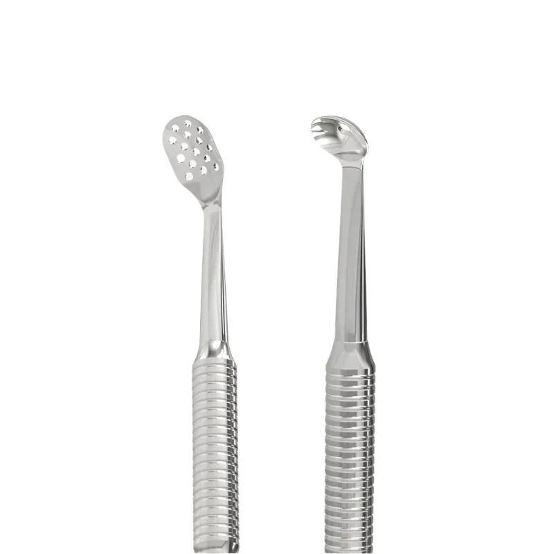 Ложка косметологическая двухсторонняя STALEX EXPERT 20 ТИП 1 (Uno и овальная с 15 отверстиями)