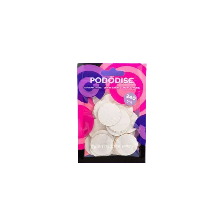 Staleks - סטאלקס - פצירות לדיסק פדיקור PODODISC L EXPERT גריט 240 (50 יח')