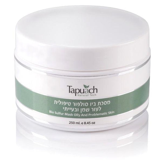 Tapuach Bio Sulfur Mask For Oily And Problematic Skin 250ml/8.45FL.OZ. - Yofeely Cosmetics