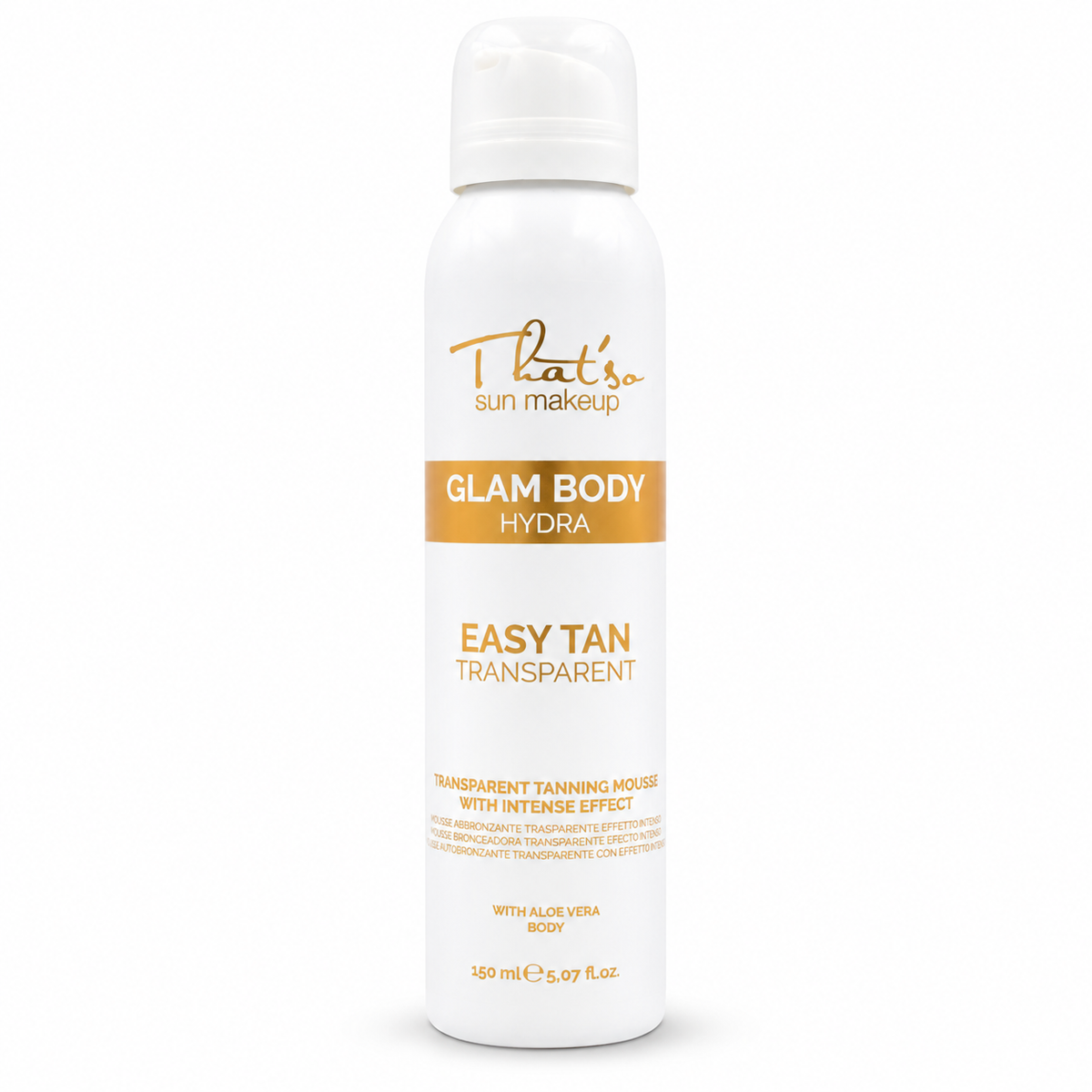 מוס שיזוף עצמי שקוף THATSO Glam Body Hydra 150 מ״ל