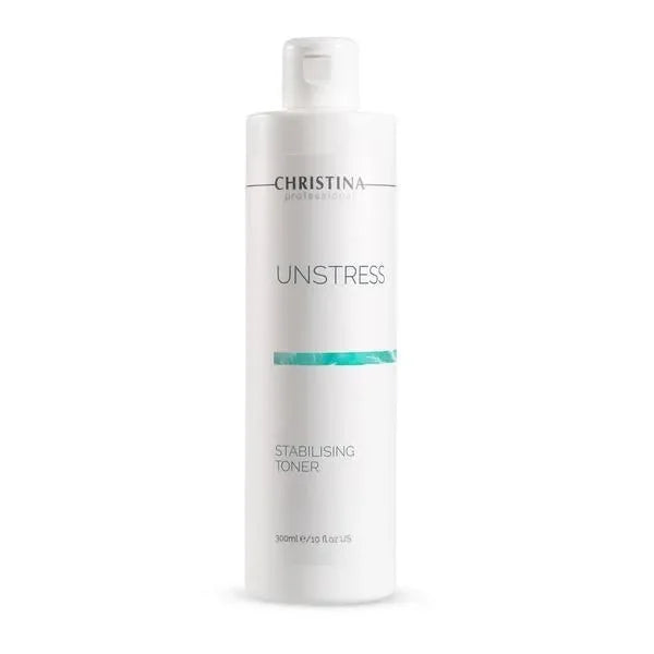 מי פנים Stabilizer Toner לעור רגיש Unstress ‏300 מ״ל | Christina – תמונת אריזת המוצר