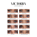 עדשות מגע צבעוניות חצי-שנתיות | Victoria Contacts