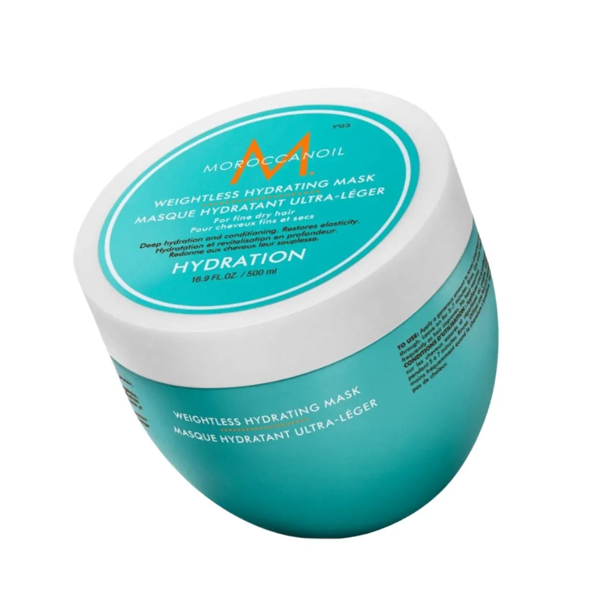 מסכת לחות לשיער דק ויבש – 500 מ״ל מבית Moroccanoil – תמונה 1