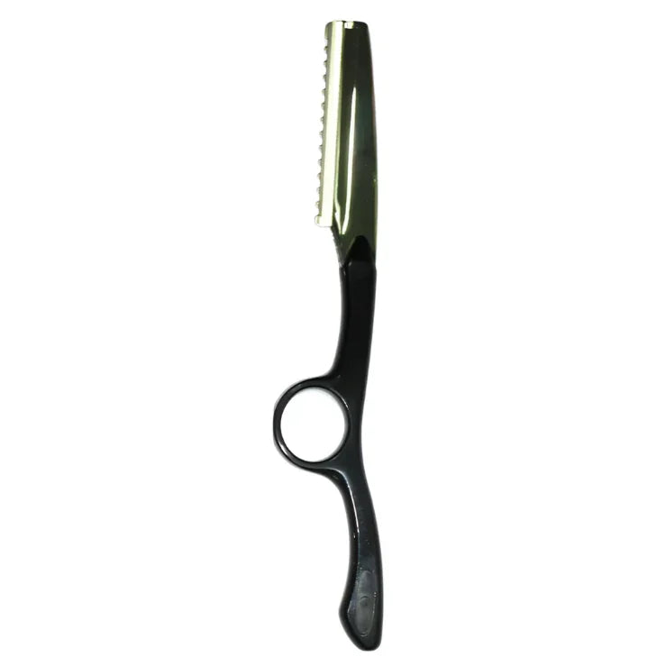 Welldan black Japanese-style 2-in-1 thinning razor