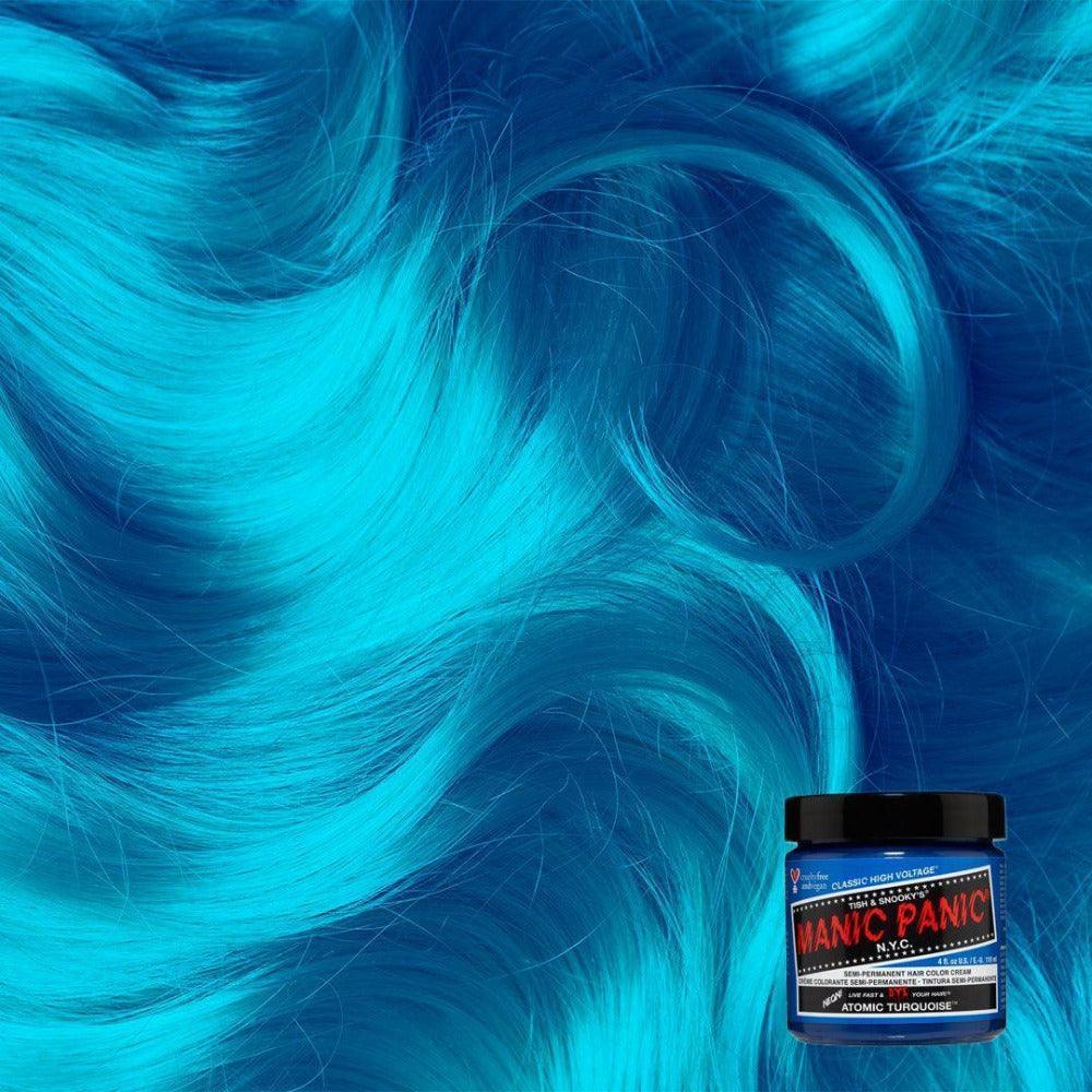 צבע שיער סמי־פרמננט Manic Panic בגוון Atomic Turquoise ‏118 מ״ל