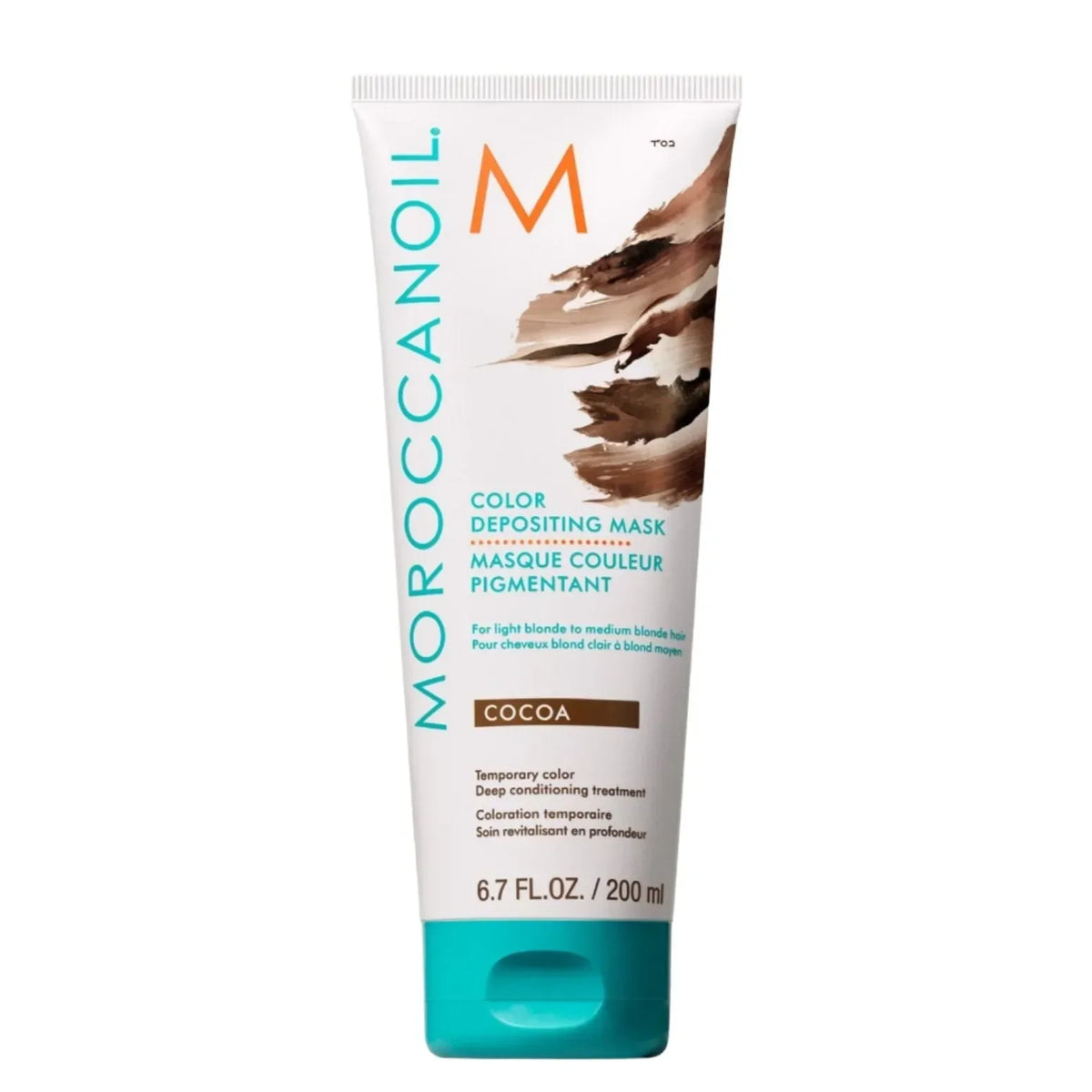 מסכת צבע זמני - קקאו (Cocoa) 200 מ״ל מבית Moroccanoil – תמונה 1