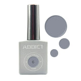 לק ג׳ל ADDICT 6 – תכלת פסטל בהיר 15 מ״ל