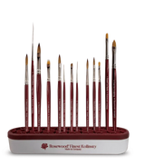 מעמד סיליקון למכחולים מעוצב ROSEWOOD, יופילי